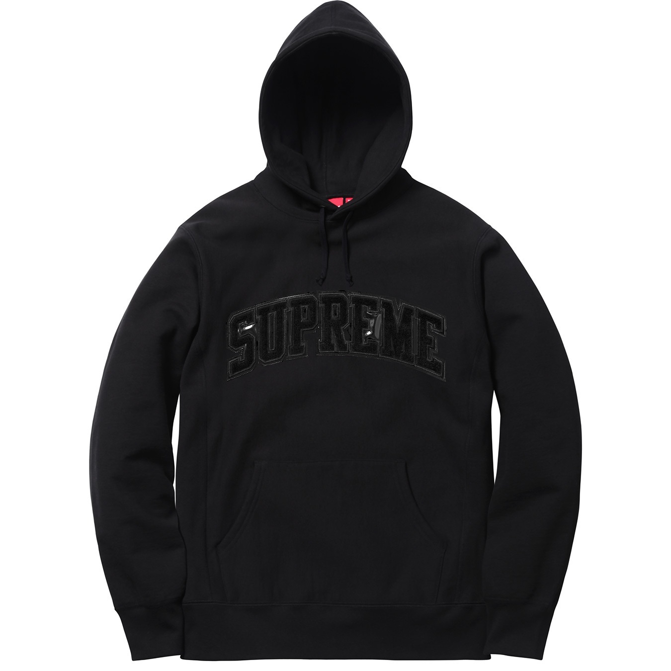 Patent/Chenille Arc Logo Hooded Sweatshirt view 2